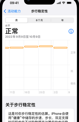 汝阳iPhone手机维修如何在iPhone开启'步行稳定性通知'