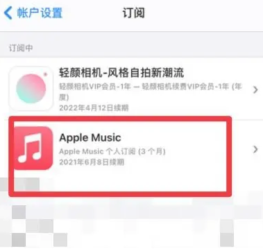 汝阳apple维修店分享Apple Music怎么取消自动收费 