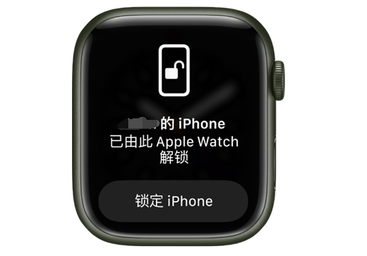 汝阳苹果手机维修分享用 AppleWatch 解锁配备面容 ID 的 iPhone方法 