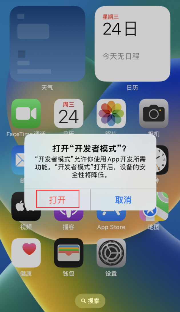 汝阳苹果手机维修分享如何打开开发者模式 