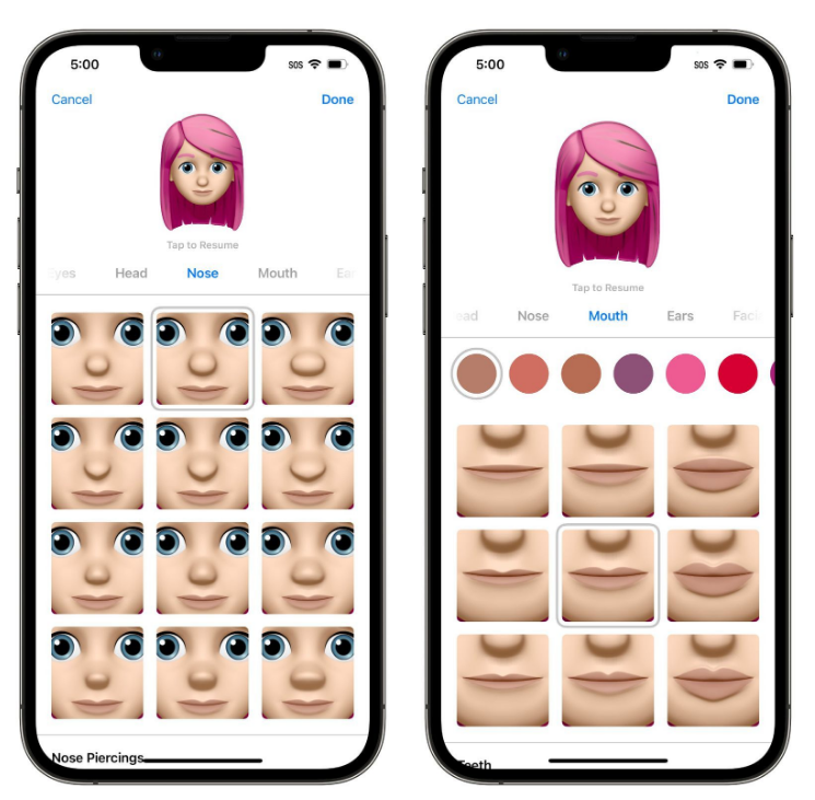 汝阳苹果手机维修分享​iOS 16中的拟我表情有了哪些变化和升级 