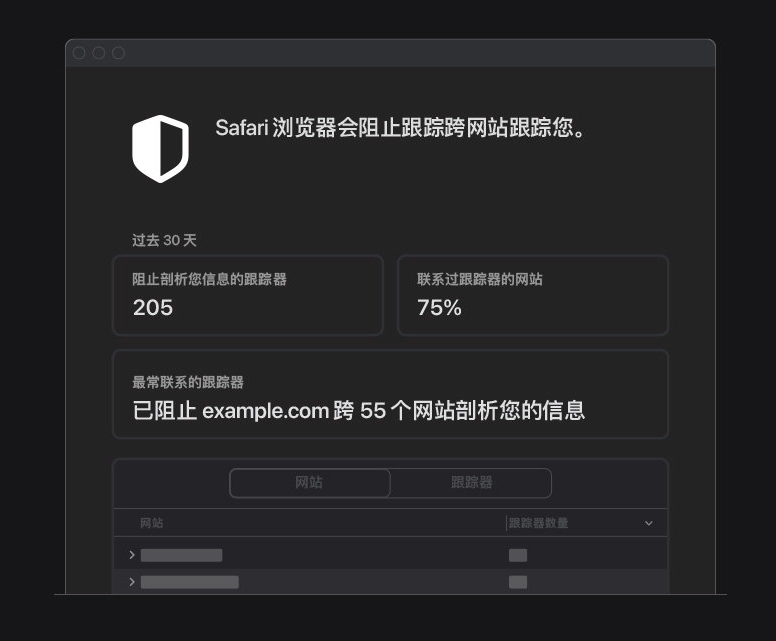 汝阳苹果手机维修分享如何在 Safari 浏览器中查看和打开隐私报告 